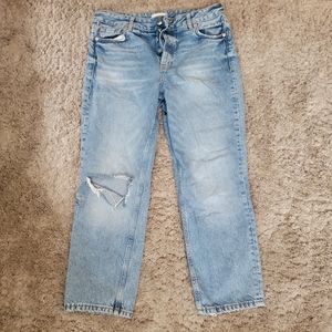 RIVER ISLAND STRAIGHT LEG MOM JEANS